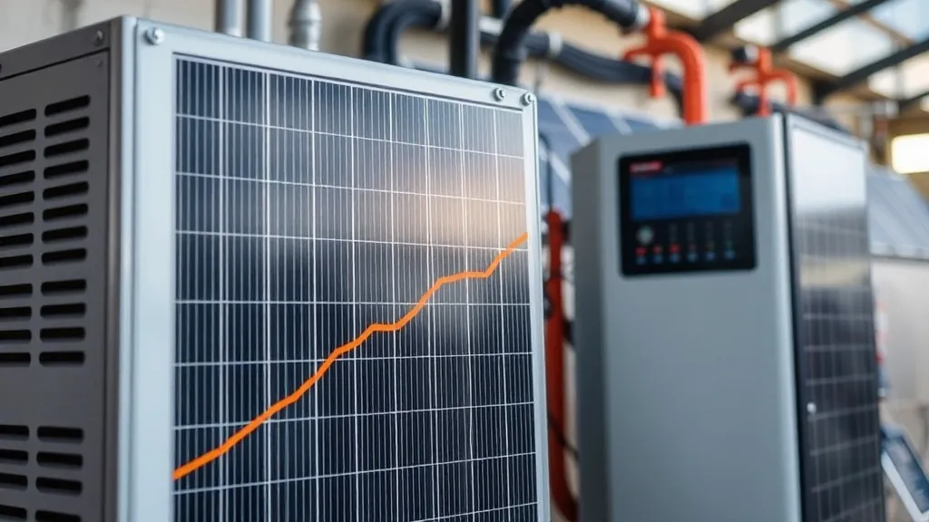 Gráfico técnico de curva de eficiência de inversor solar com percentual de carga no eixo horizontal e eficiência no eixo vertical
