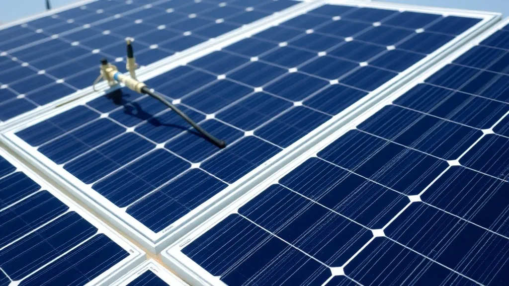 Técnico em frente a poste de distribuição elétrica consultando documentos de homologação de sistema solar fotovoltaico