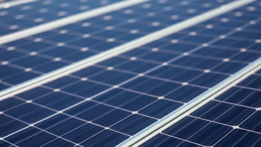 Técnico da distribuidora inspecionando poste de rede elétrica próximo a residência com painéis solares instalados no telhado