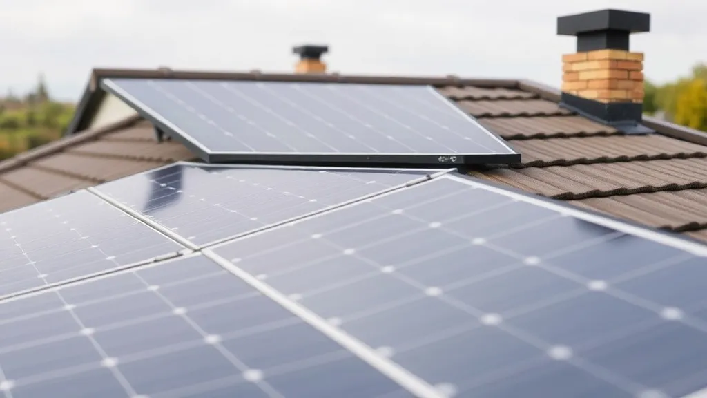 Telhado residencial com painéis solares e cadeado representando proteção e seguro do sistema