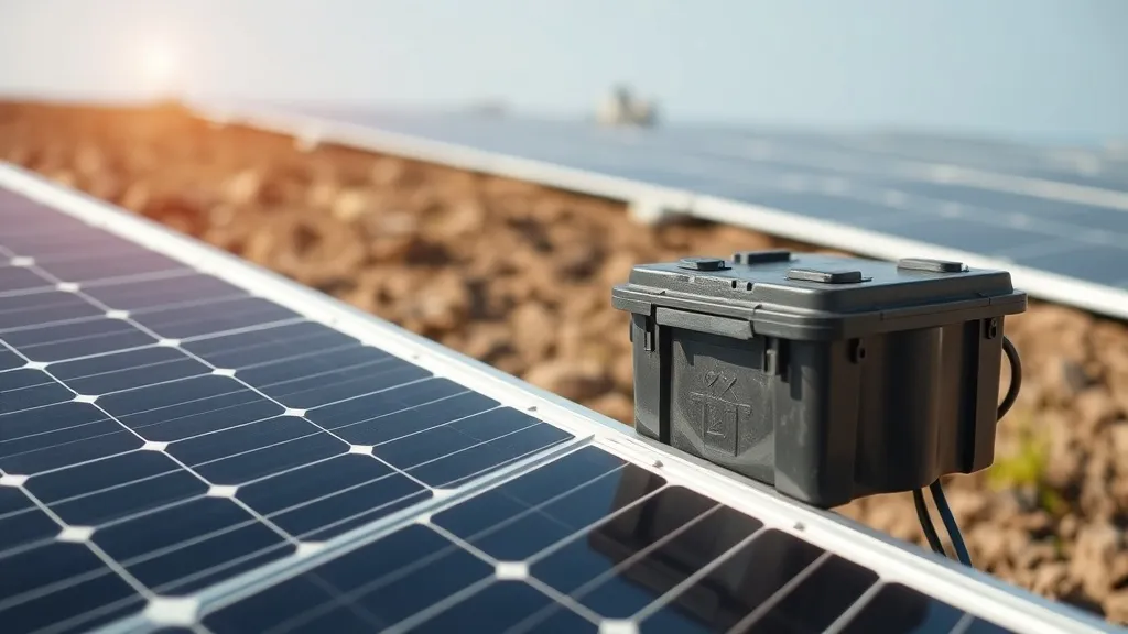 Técnica verificando banco de baterias LFP e inversor de sistema solar off-grid em propriedade rural